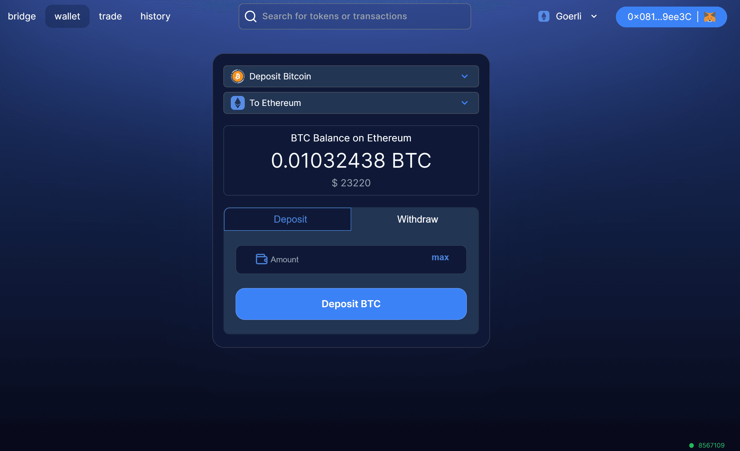 Cross-chain Crypto Bridge/Dex