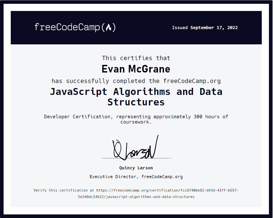 JavaScript Algorithms and Data Structures
